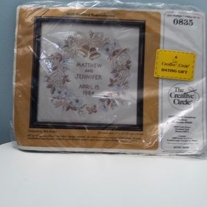 ‘80s Vintage Wedding Embroidery Kit